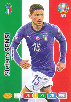 Stefano Sensi Italy Panini UEFA EURO 2020#215